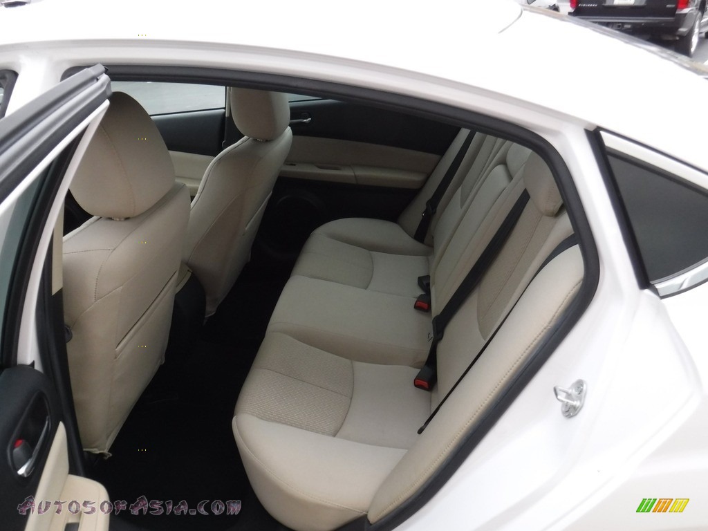 2012 MAZDA6 i Touring Sedan - White Platinum Pearl / Beige photo #21