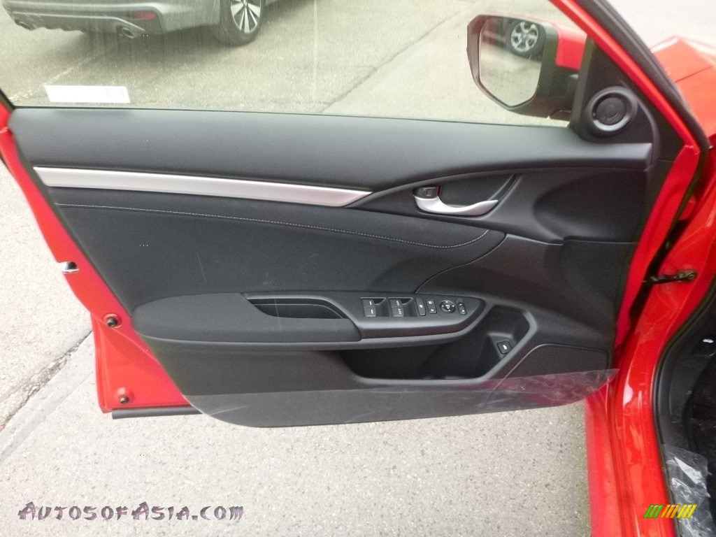 2019 Civic EX Sedan - Rallye Red / Black photo #12