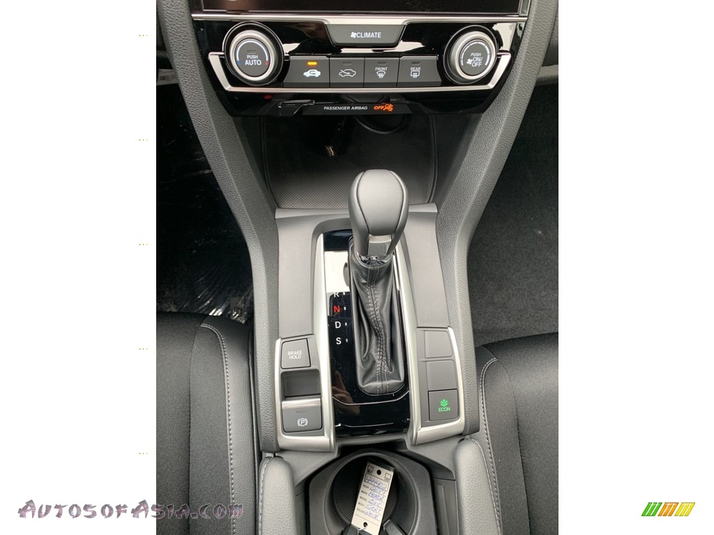 2019 Civic Sport Sedan - Platinum White Pearl / Black photo #35