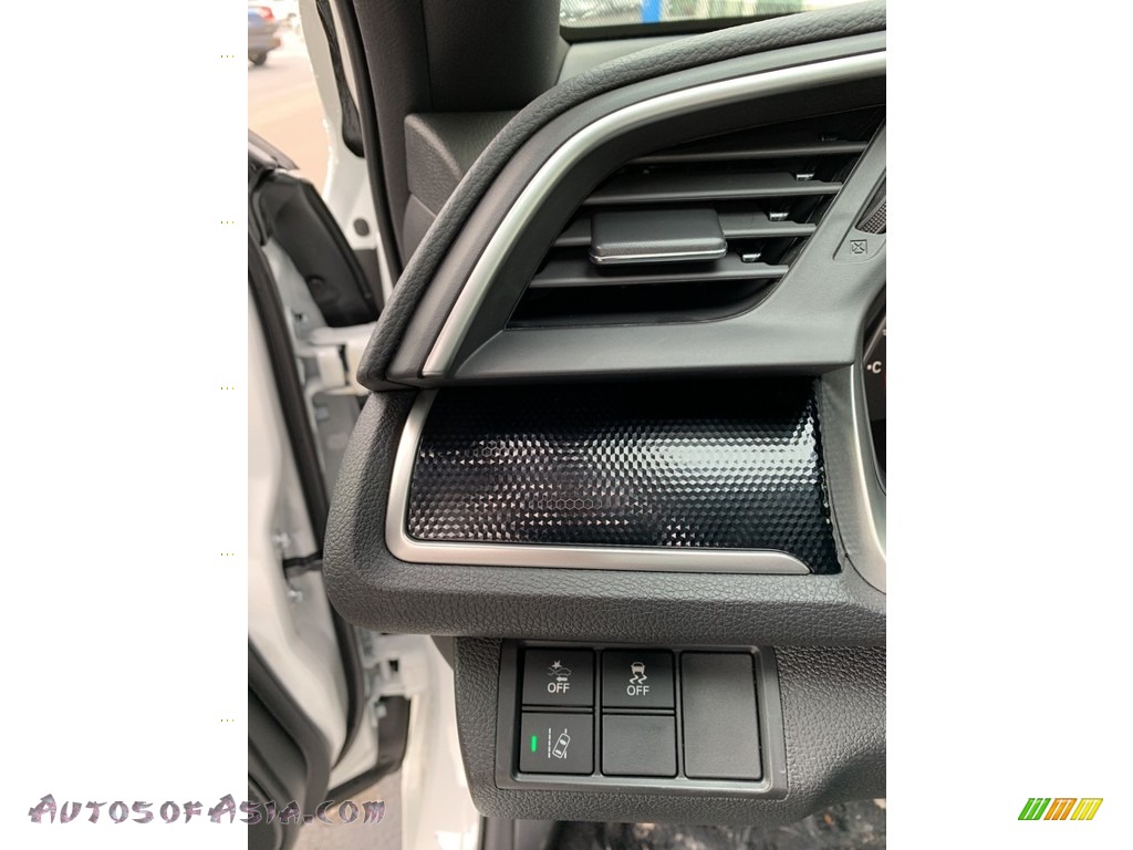 2019 Civic Sport Sedan - Platinum White Pearl / Black photo #10