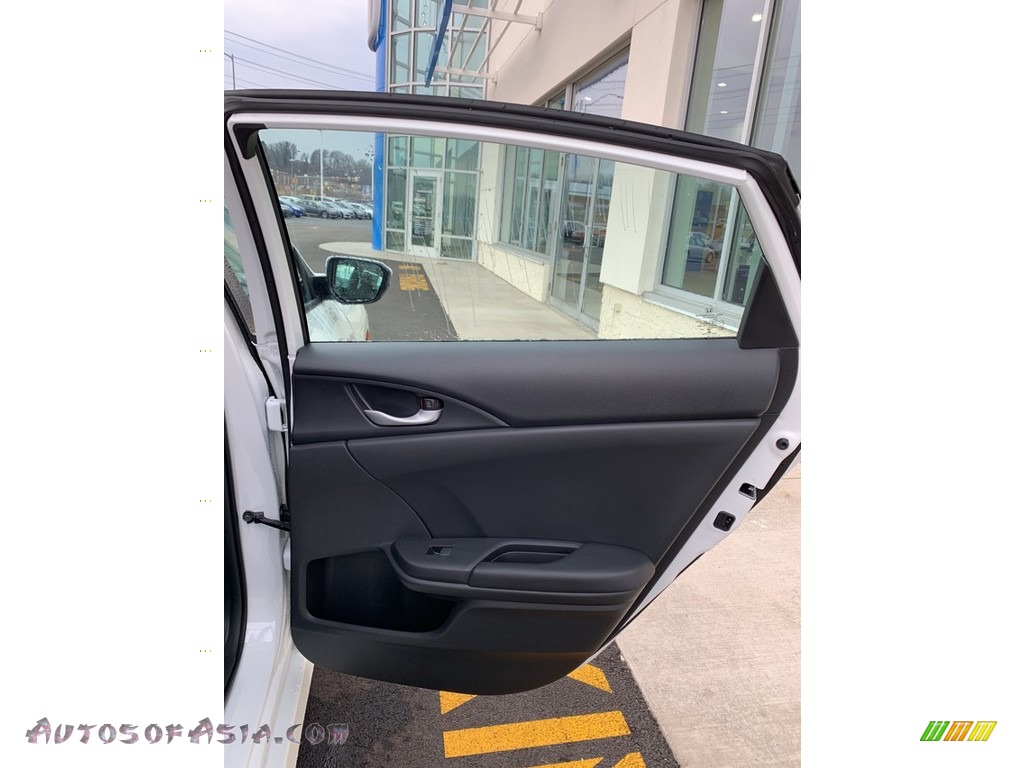 2019 Civic Sport Sedan - Platinum White Pearl / Black photo #24