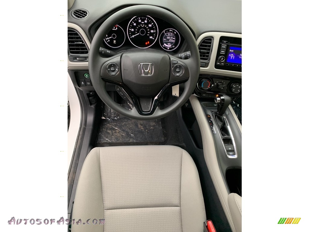 2019 HR-V LX AWD - Platinum White Pearl / Gray photo #11