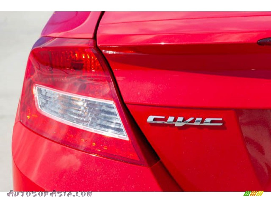 2012 Civic EX Coupe - Rallye Red / Gray photo #10