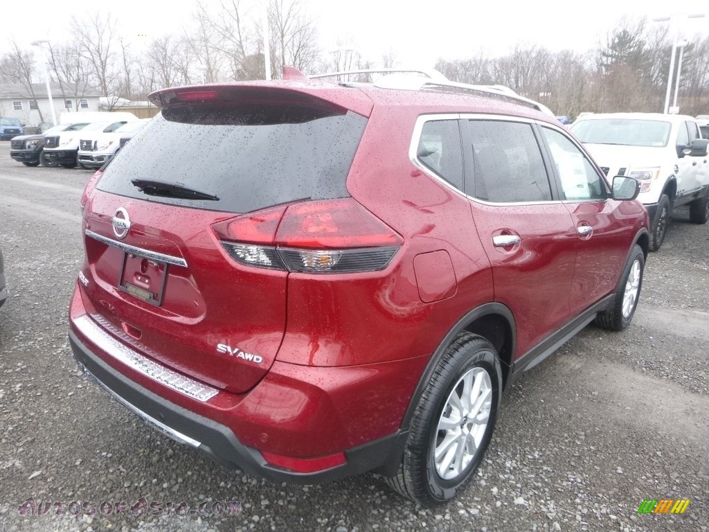 2019 Rogue SV AWD - Scarlet Ember / Charcoal photo #4