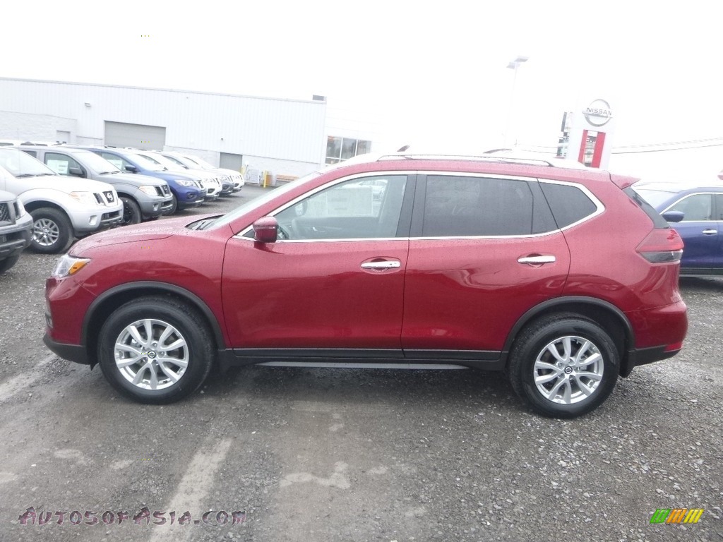 2019 Rogue SV AWD - Scarlet Ember / Charcoal photo #7
