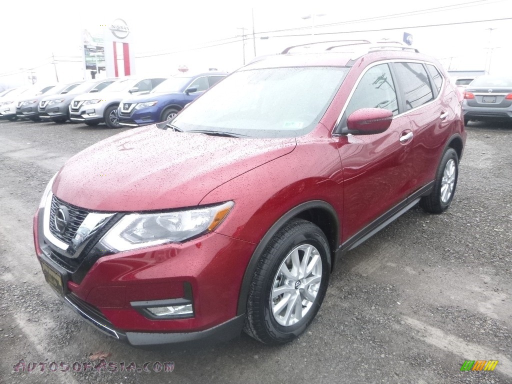 2019 Rogue SV AWD - Scarlet Ember / Charcoal photo #8