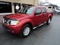 Nissan Frontier SV Crew Cab 4x4 Lava Red photo #2