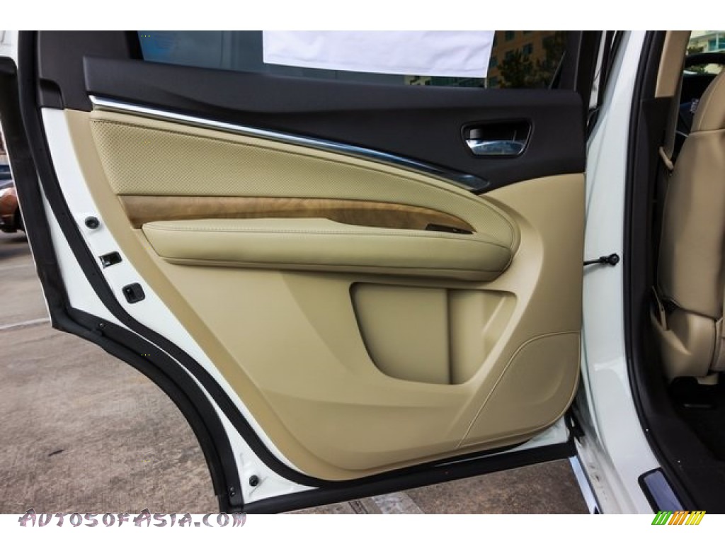 2019 MDX Sport Hybrid SH-AWD - White Diamond Pearl / Parchment photo #17