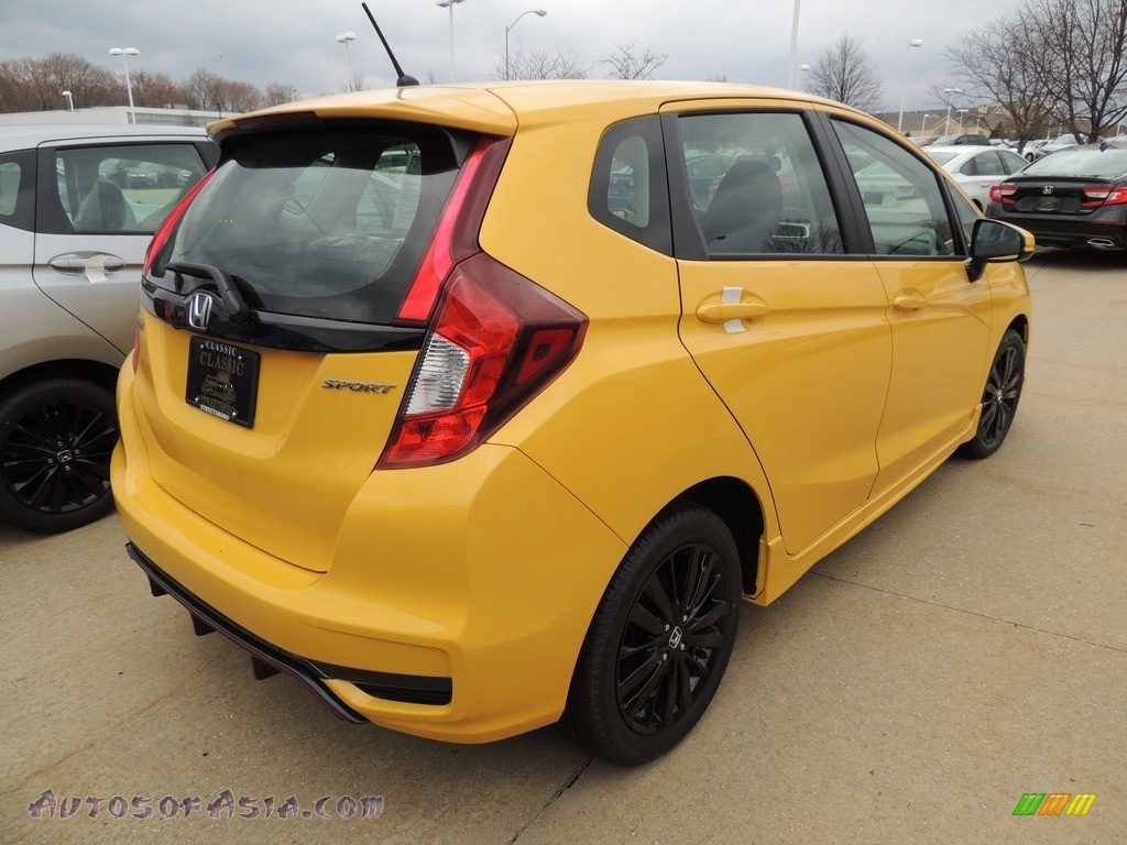 2019 Fit Sport - Helios Yellow Pearl / Black photo #4