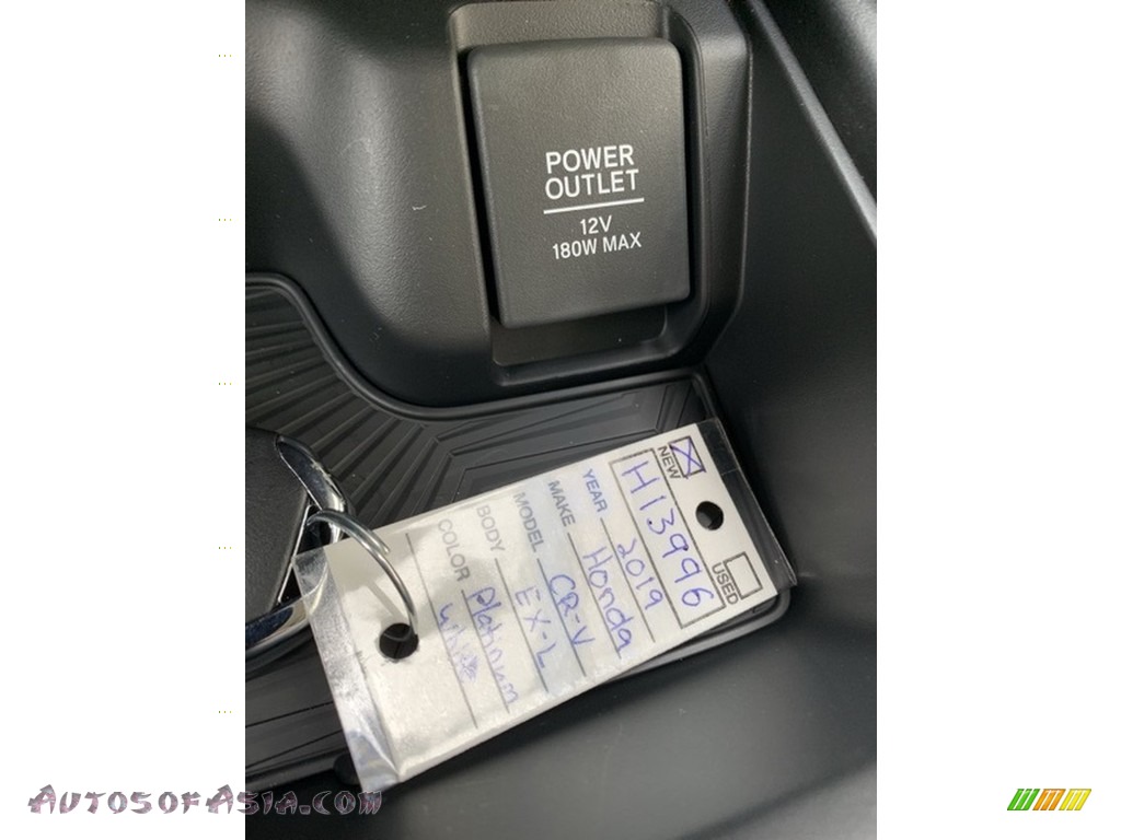 2019 CR-V EX-L AWD - Platinum White Pearl / Gray photo #39