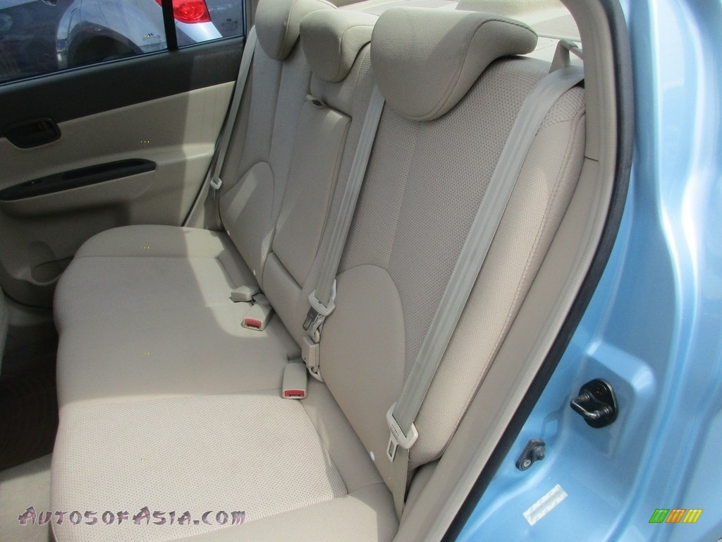 2006 Accent GLS Sedan - Ice Blue / Beige photo #9