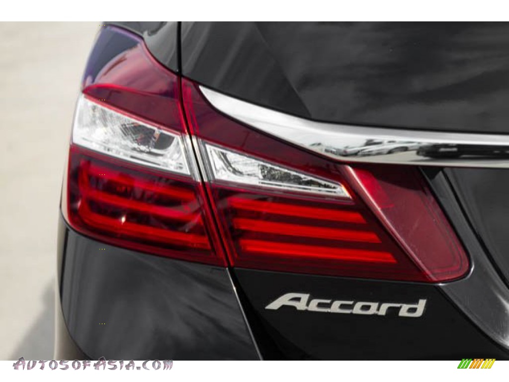 2016 Accord EX-L Sedan - Crystal Black Pearl / Black photo #10