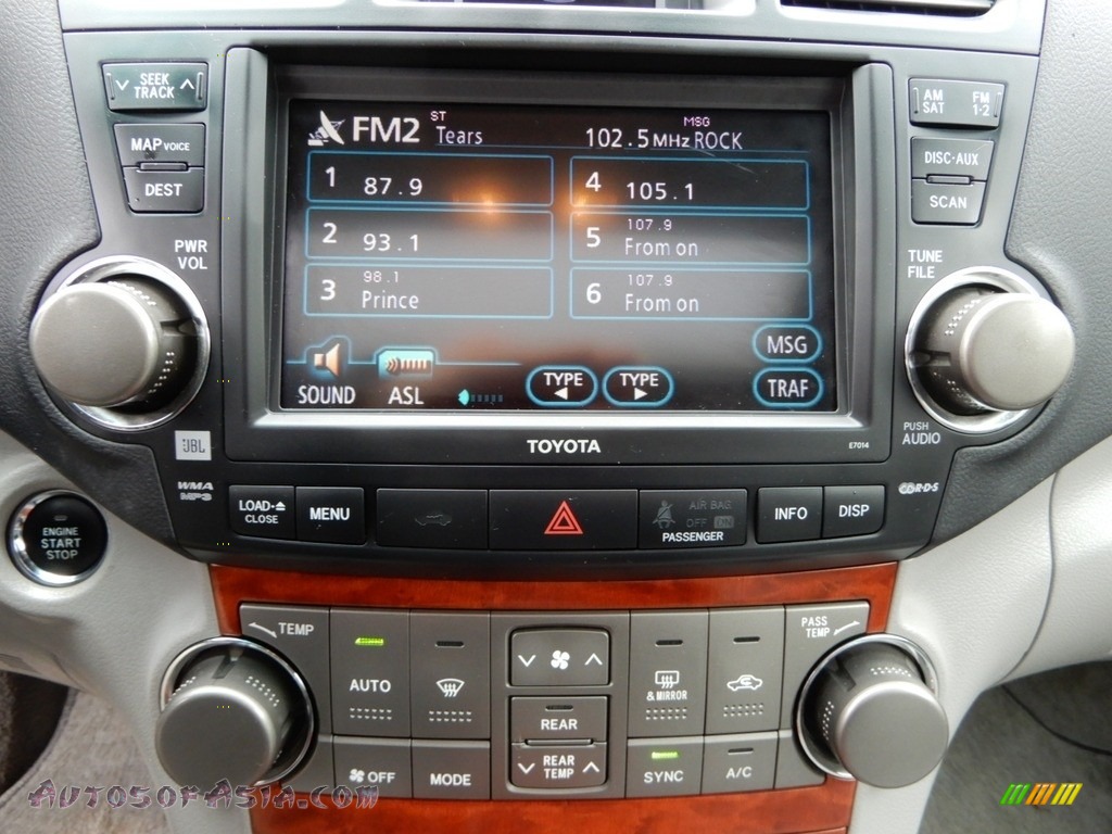 2008 Highlander Limited 4WD - Blizzard White Pearl / Ash Gray photo #26