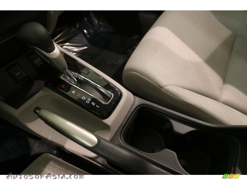 2013 Civic LX Sedan - Dyno Blue Pearl / Gray photo #15