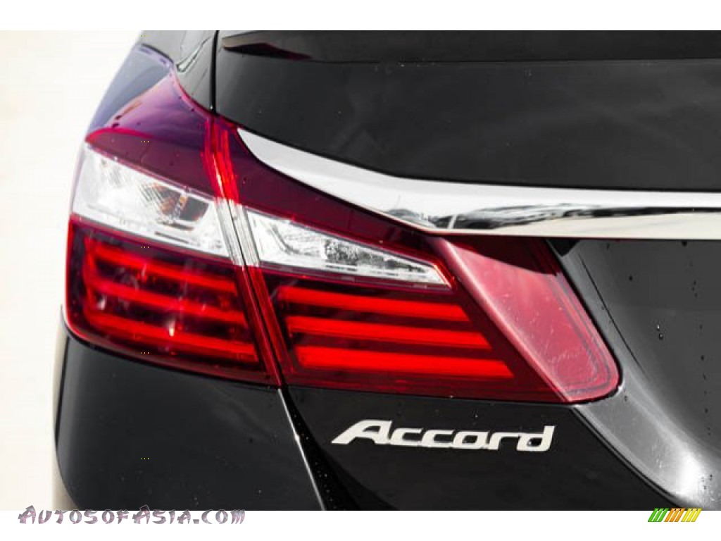 2016 Accord Sport Sedan - Crystal Black Pearl / Black photo #10