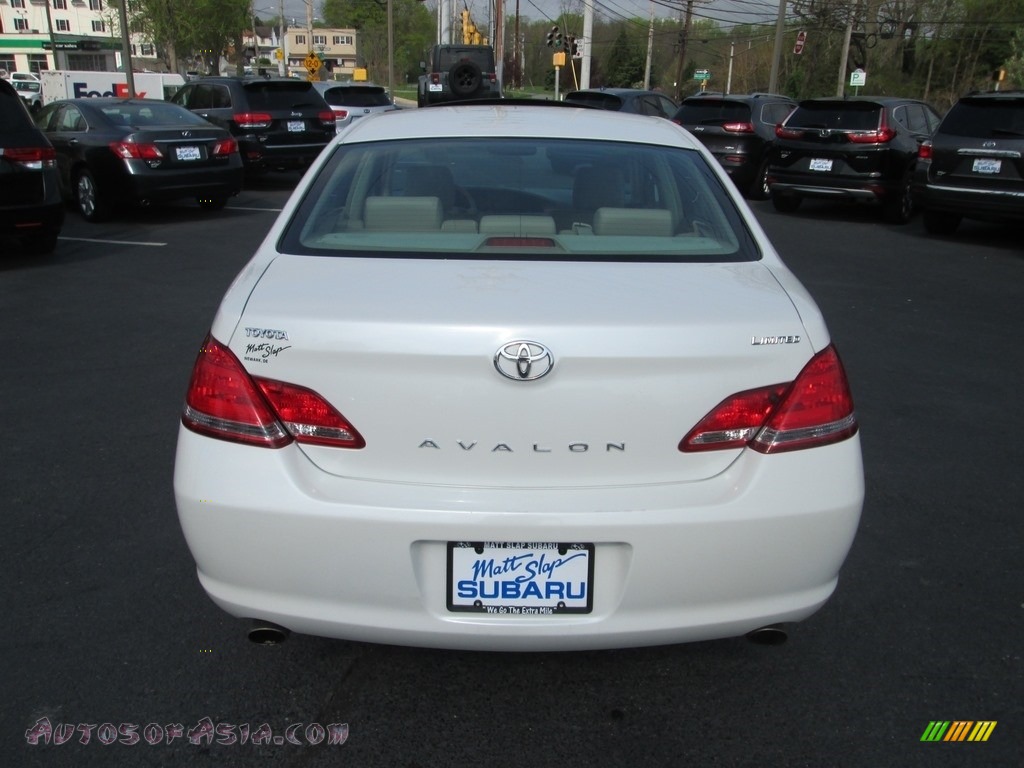 2007 Avalon Limited - Blizzard White Pearl / Ivory photo #7