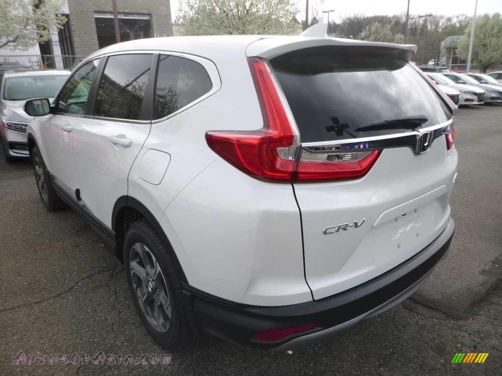 2019 CR-V EX-L AWD - Platinum White Pearl / Gray photo #3
