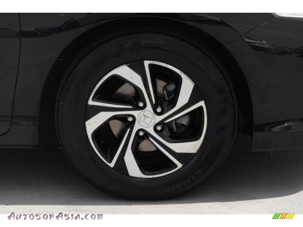 2016 Accord LX Sedan - Crystal Black Pearl / Black photo #36