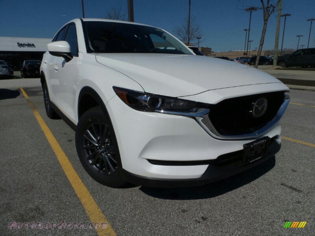 2019 CX-5 Touring AWD - Snowflake White Pearl Mica / Black photo #1