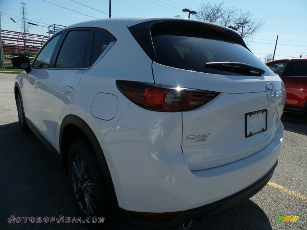 2019 CX-5 Touring AWD - Snowflake White Pearl Mica / Black photo #5