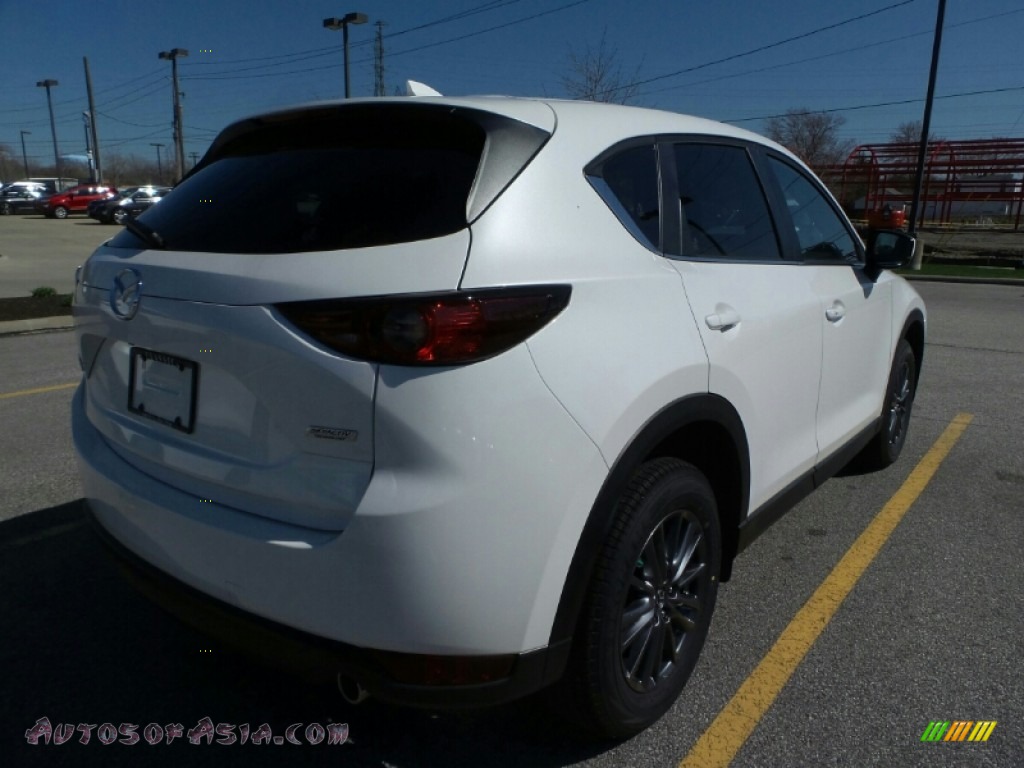 2019 CX-5 Touring AWD - Snowflake White Pearl Mica / Black photo #7