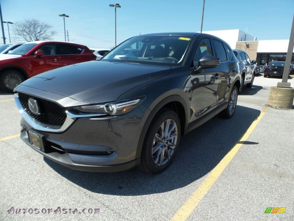2019 CX-5 Grand Touring AWD - Machine Gray Metallic / Black photo #3