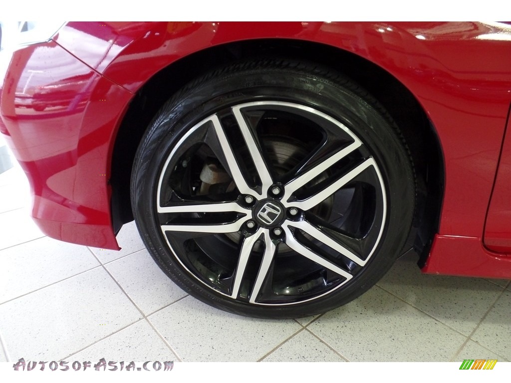 2016 Accord Sport Sedan - San Marino Red / Black photo #34