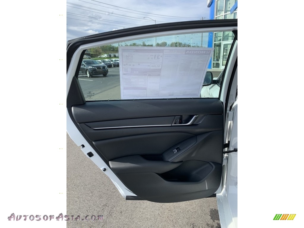 2019 Accord Sport Sedan - Platinum White Pearl / Black photo #16