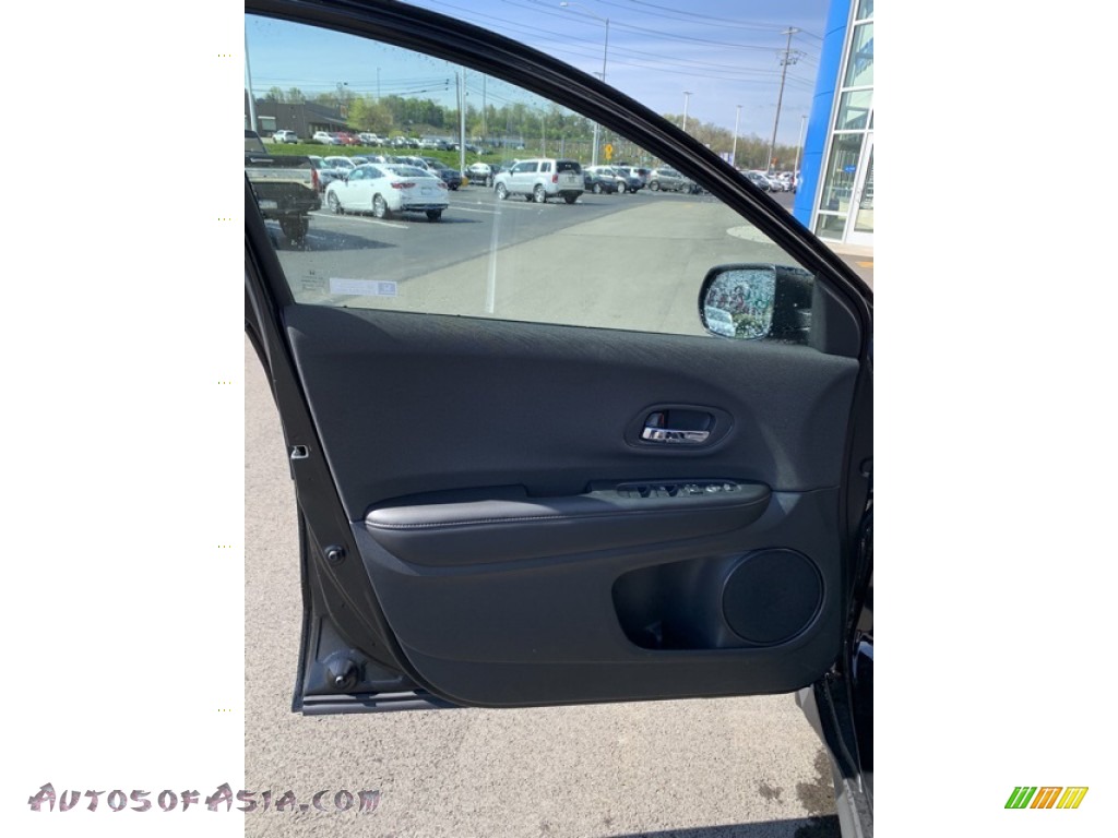 2019 HR-V LX AWD - Crystal Black Pearl / Black photo #8