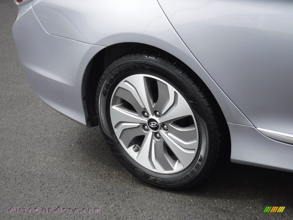 2015 Sonata Hybrid Limited - Pewter Gray Metallic / Gray photo #4