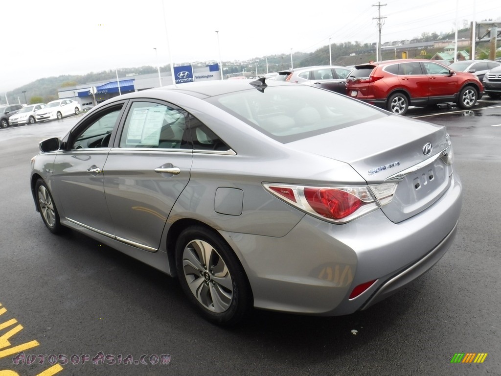 2015 Sonata Hybrid Limited - Pewter Gray Metallic / Gray photo #9