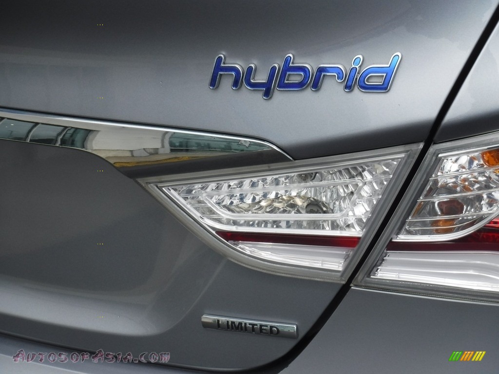 2015 Sonata Hybrid Limited - Pewter Gray Metallic / Gray photo #12