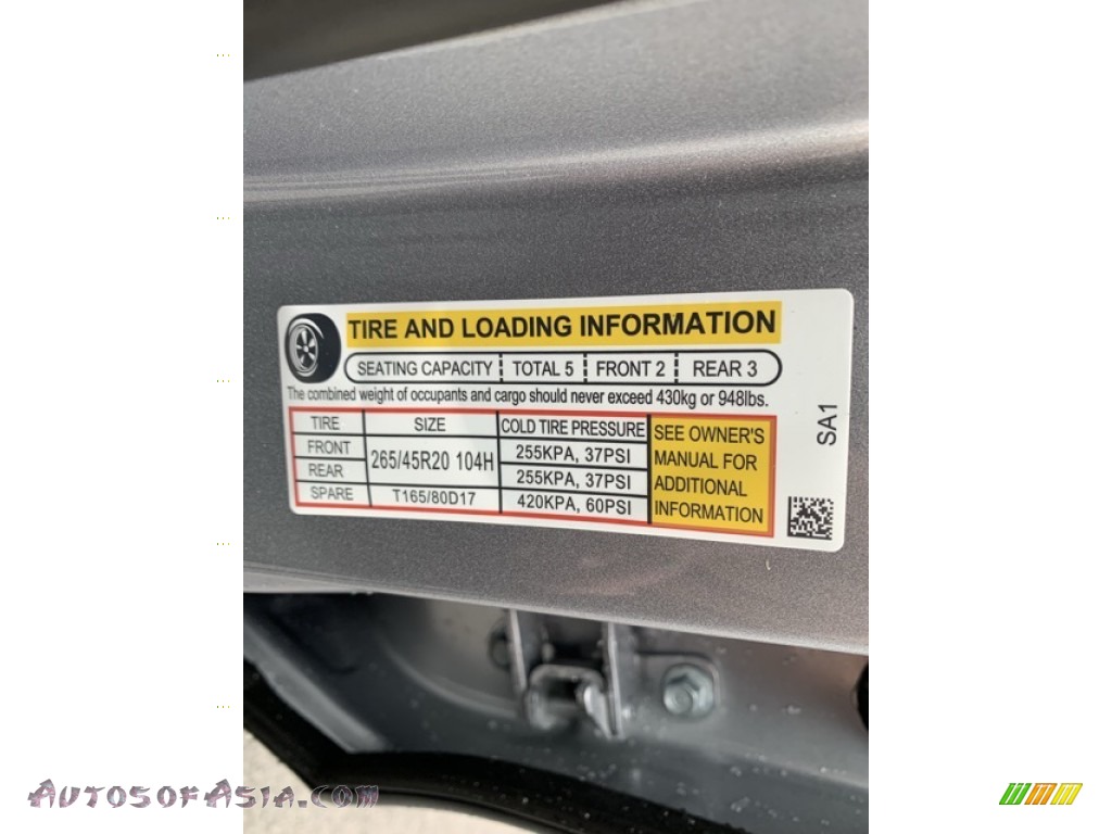 2019 Passport Touring AWD - Lunar Silver Metallic / Black photo #13