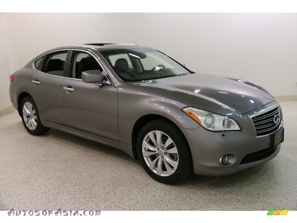 2011 M 37x AWD Sedan - Platinum Graphite / Graphite photo #1