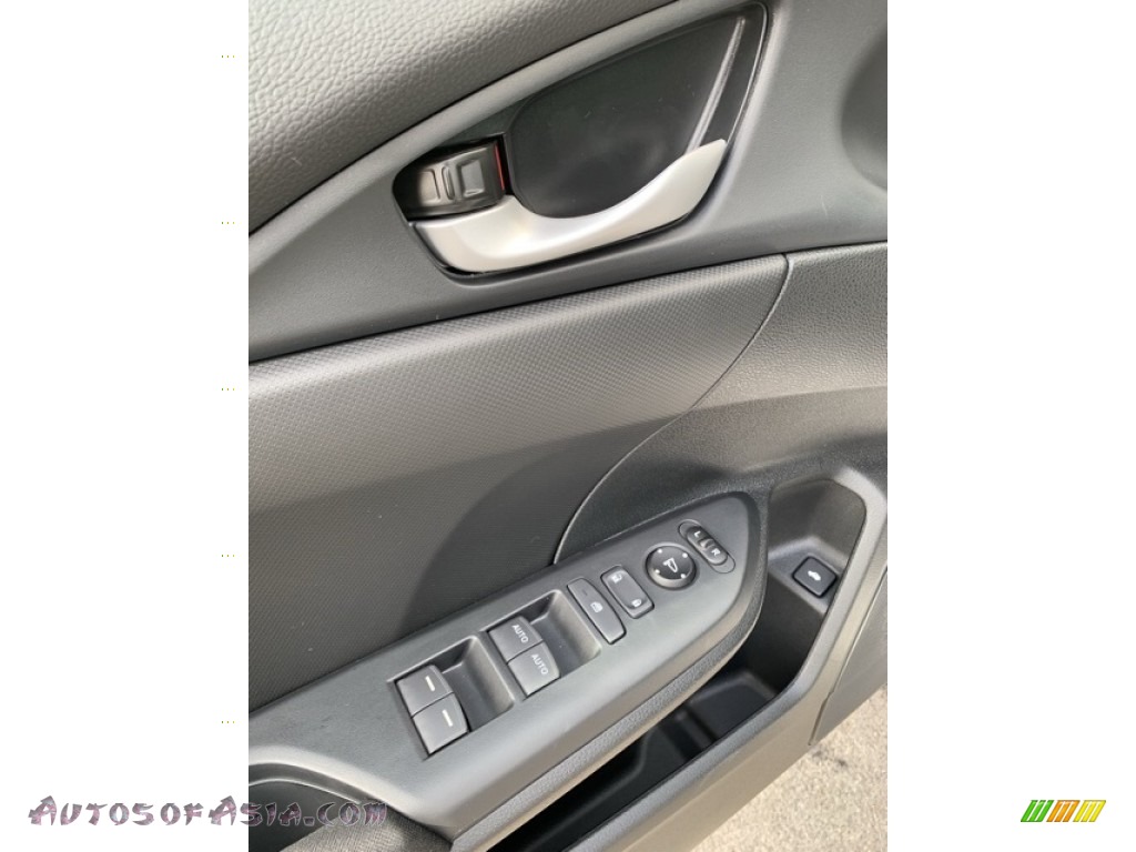 2019 Civic LX Sedan - Lunar Silver Metallic / Black photo #9
