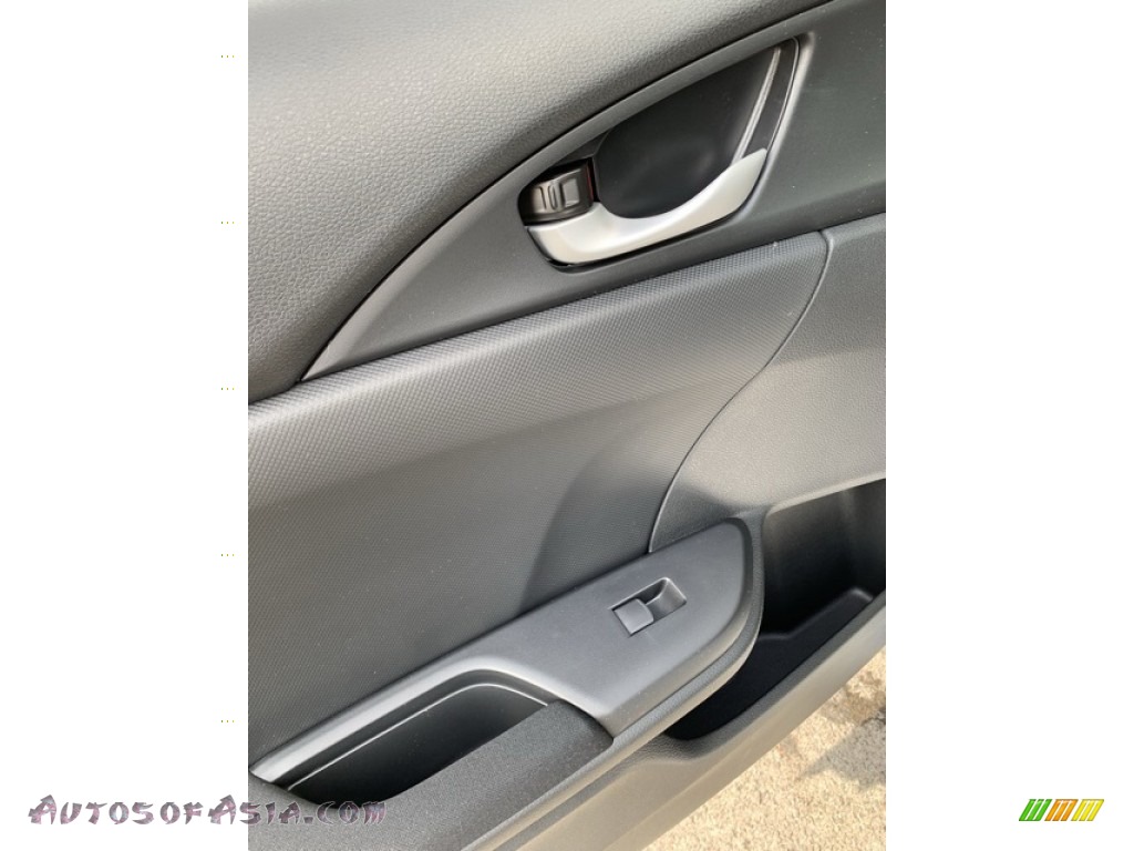 2019 Civic LX Sedan - Lunar Silver Metallic / Black photo #17