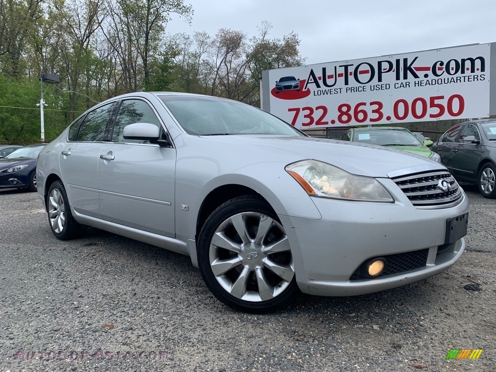 Liquid Platinum Metallic / Graphite Infiniti M 35x Sedan