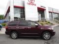 Toyota Sequoia Limited 4WD Cassis Red Pearl photo #2