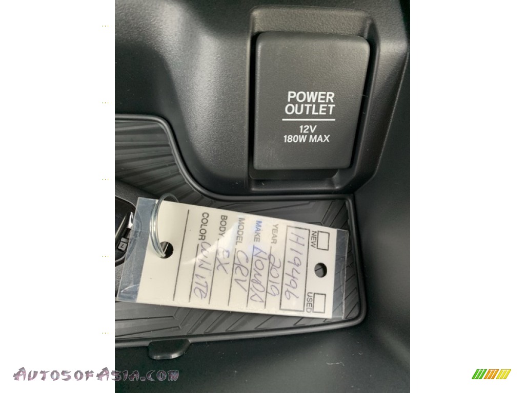 2019 CR-V EX AWD - Platinum White Pearl / Black photo #38