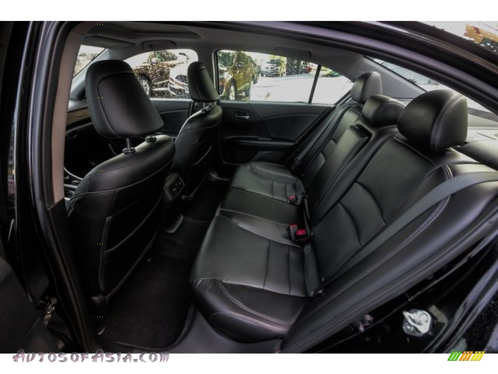 2016 Accord EX-L Sedan - Crystal Black Pearl / Black photo #22