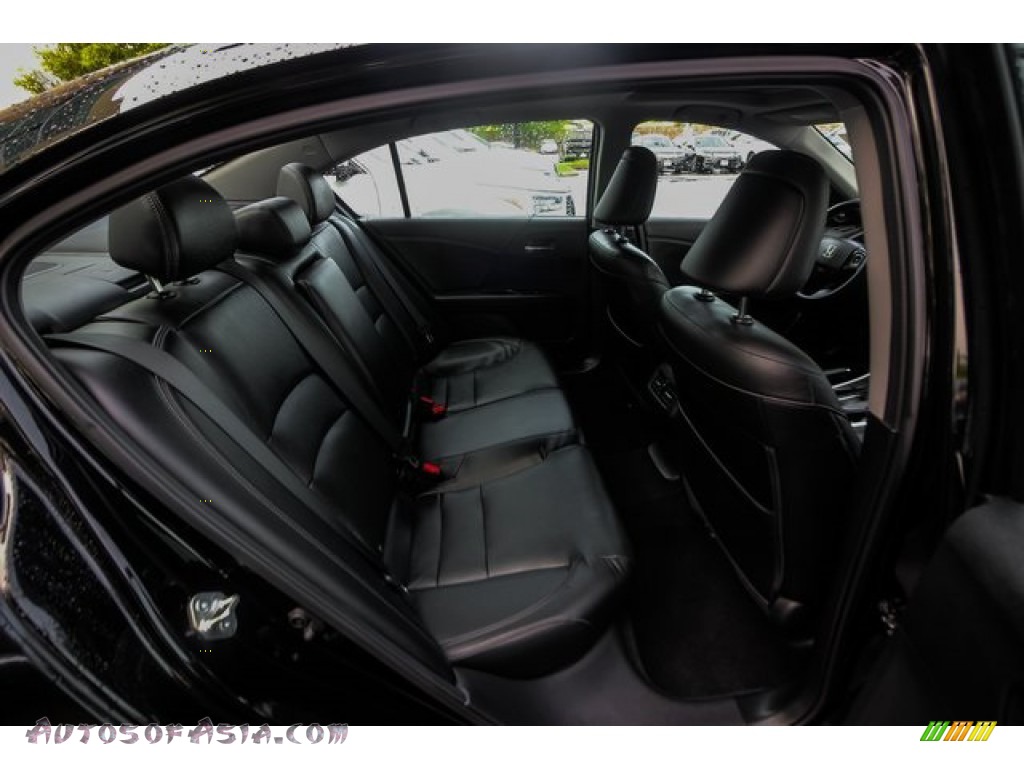 2016 Accord EX-L Sedan - Crystal Black Pearl / Black photo #25