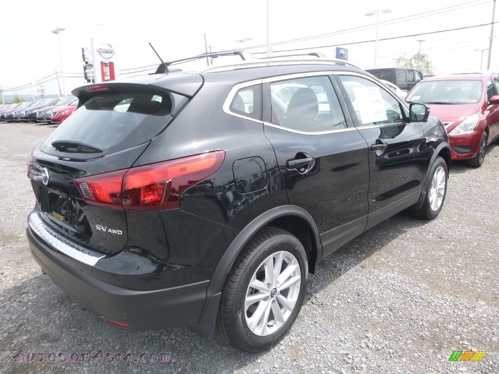 2019 Rogue Sport SV AWD - Magnetic Black Pearl / Charcoal photo #4