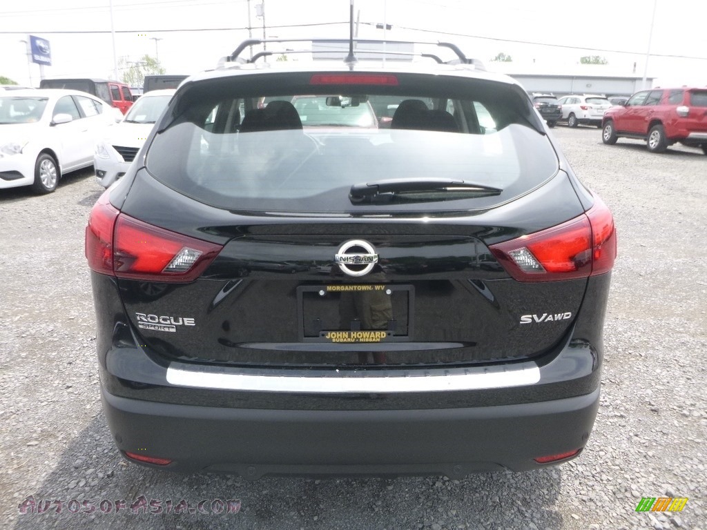2019 Rogue Sport SV AWD - Magnetic Black Pearl / Charcoal photo #5