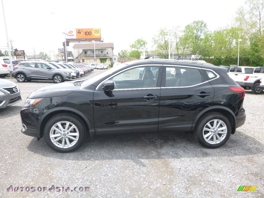 2019 Rogue Sport SV AWD - Magnetic Black Pearl / Charcoal photo #7