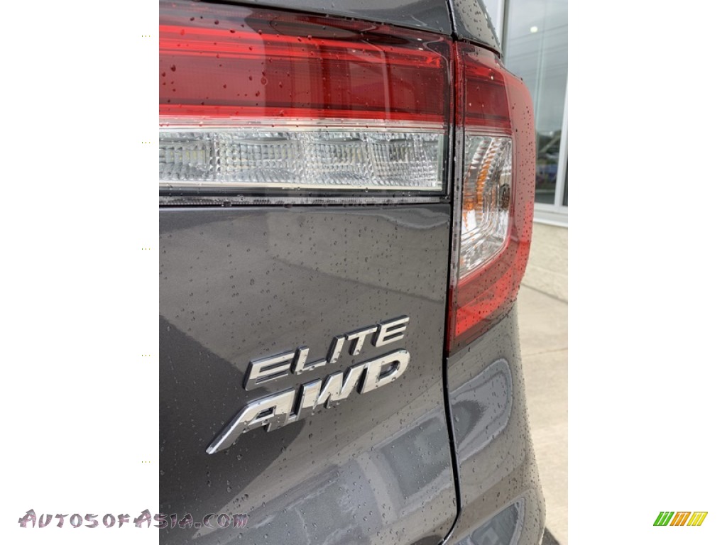 2019 Pilot Elite AWD - Modern Steel Metallic / Black photo #26