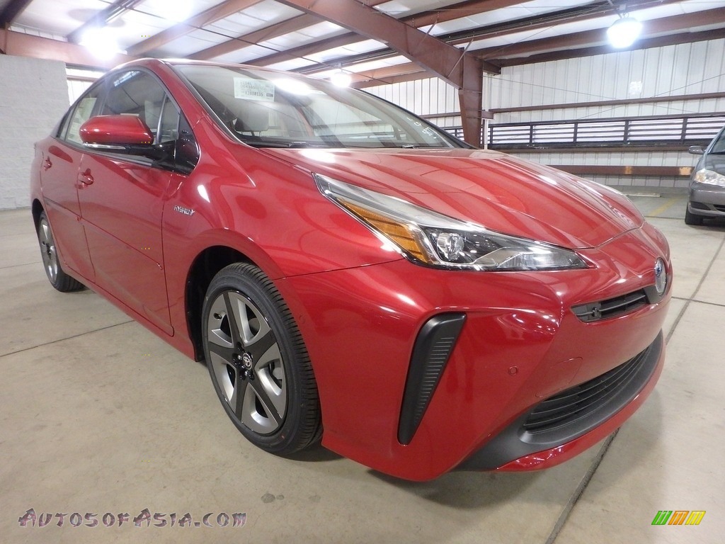 2019 Prius Limited - Supersonic Red / Moonstone photo #1