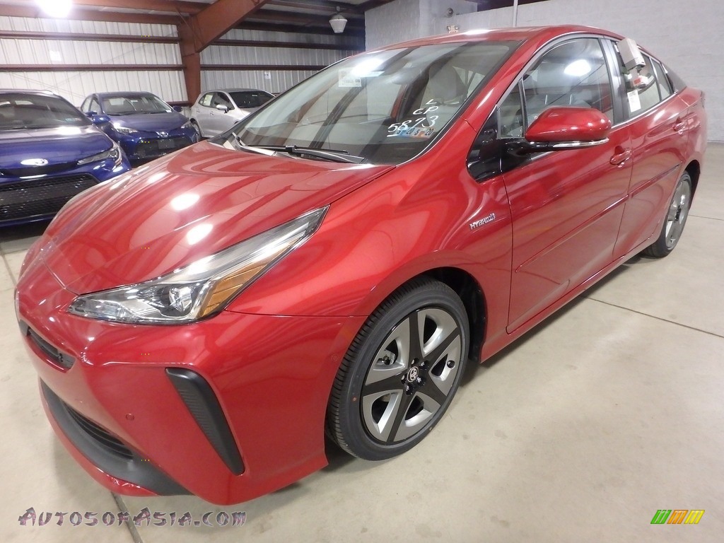 2019 Prius Limited - Supersonic Red / Moonstone photo #4