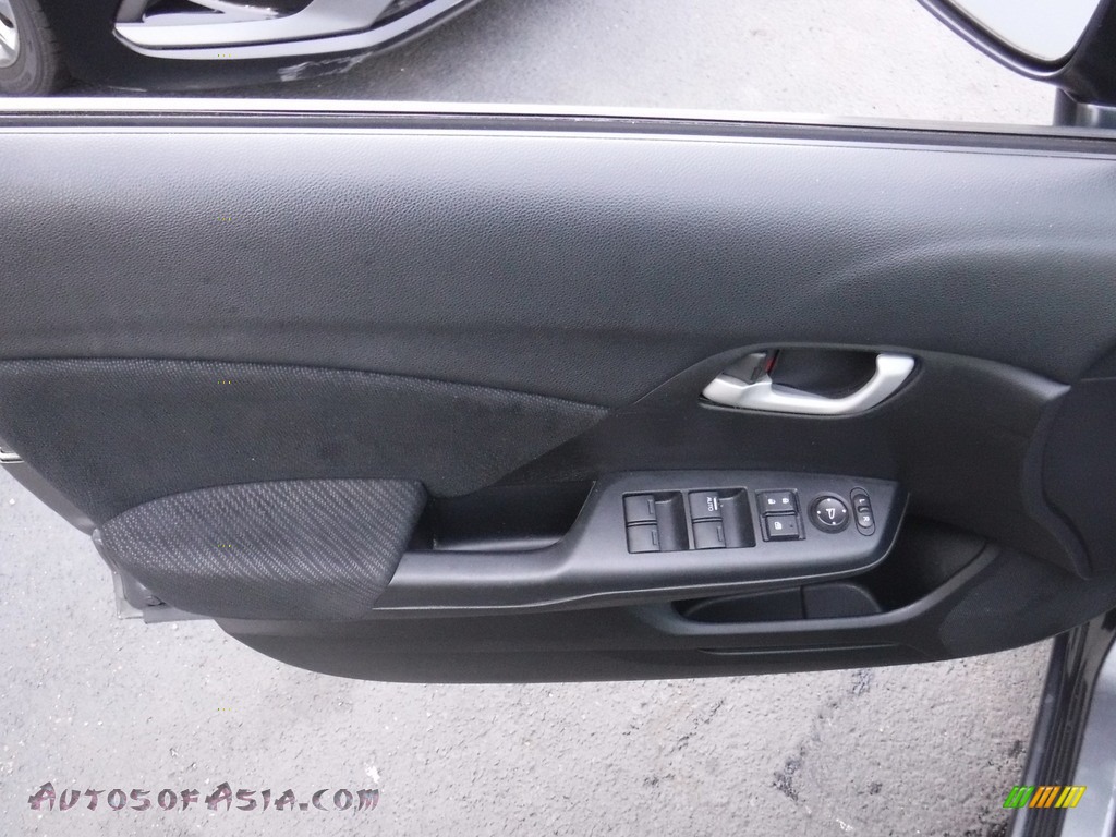 2013 Civic LX Sedan - Alabaster Silver Metallic / Black photo #10