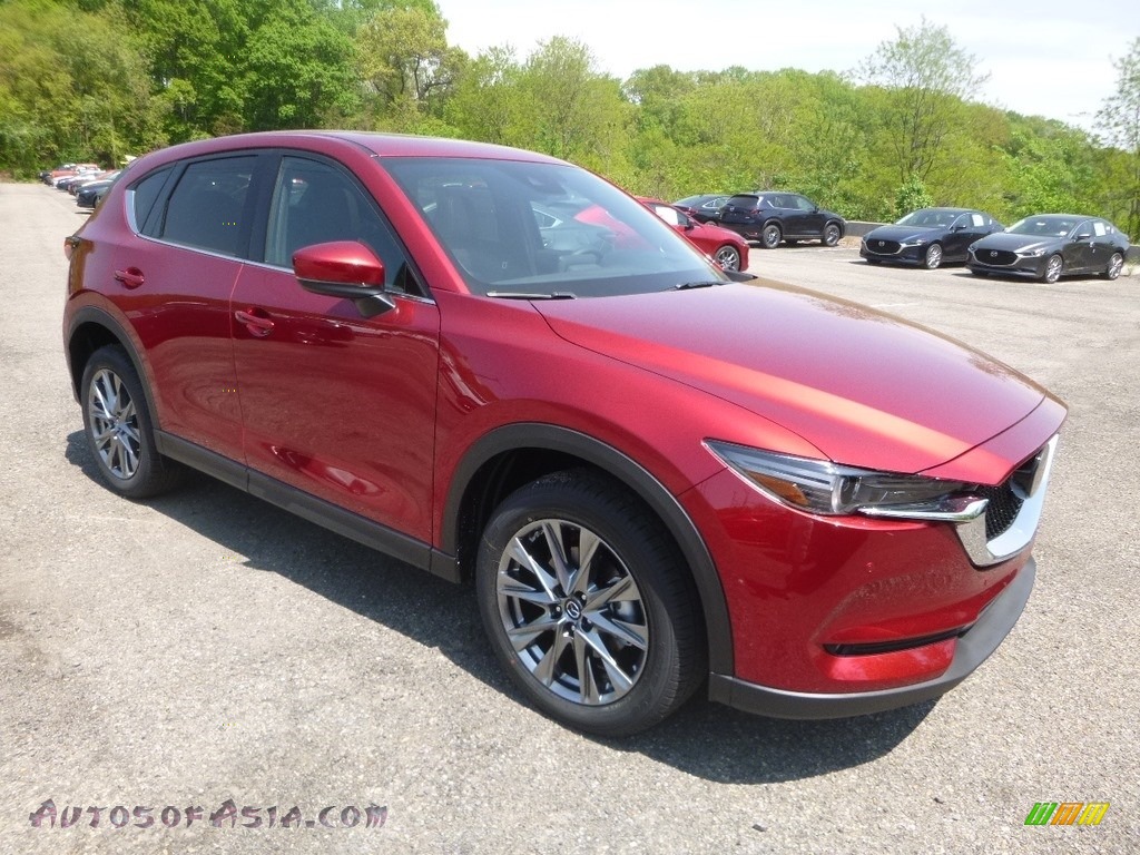 2019 CX-5 Signature AWD - Soul Red Crystal Metallic / Caturra Brown photo #3