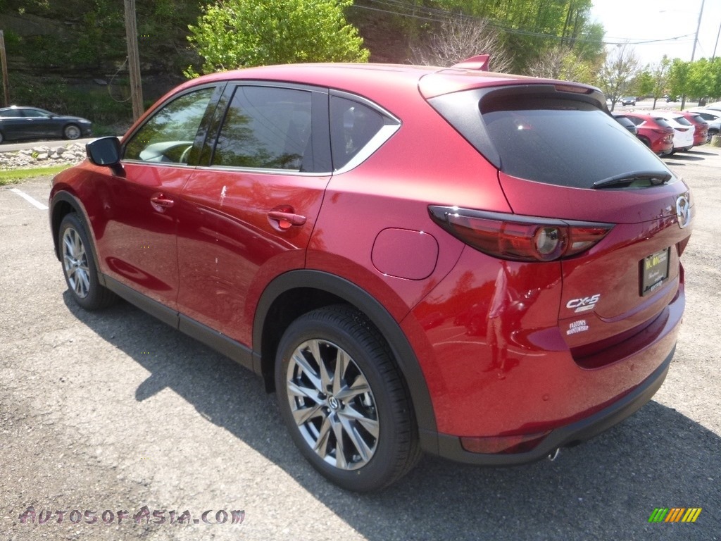 2019 CX-5 Signature AWD - Soul Red Crystal Metallic / Caturra Brown photo #6